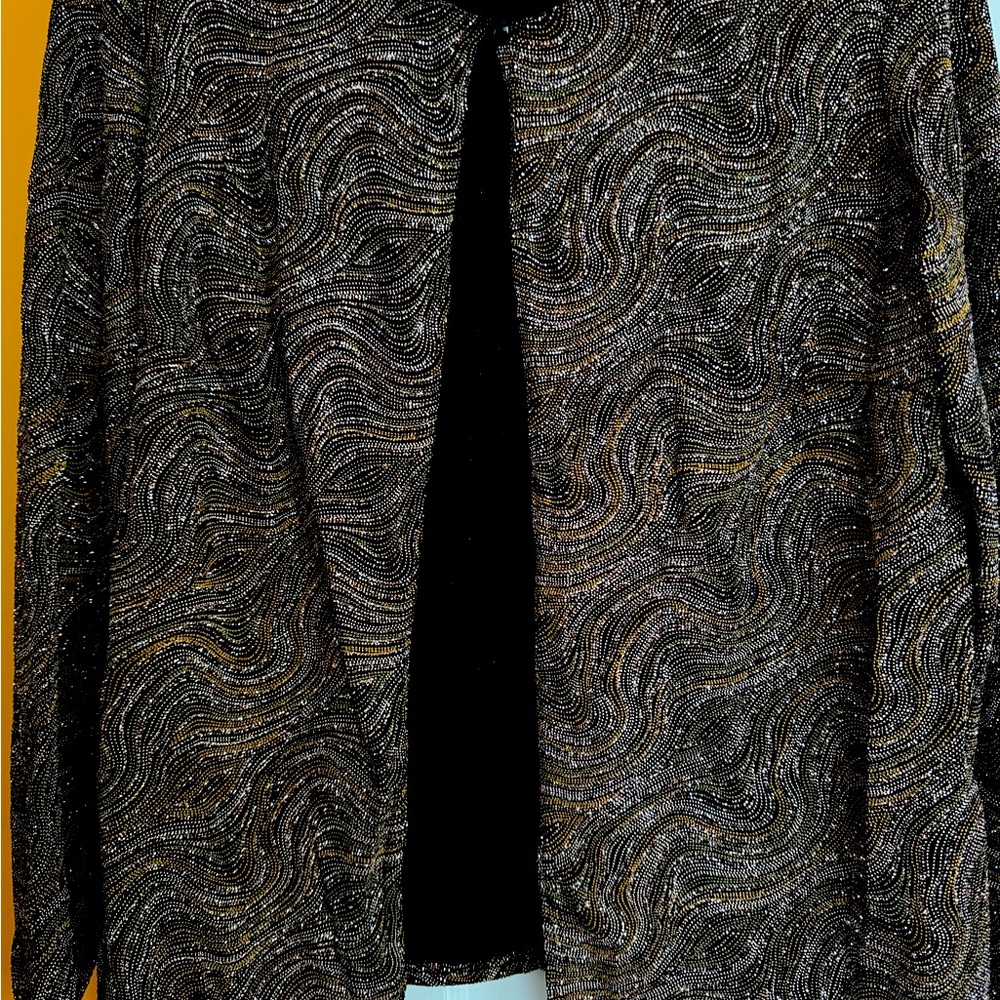 Sparkly dressy jacket-perfect for the holidays